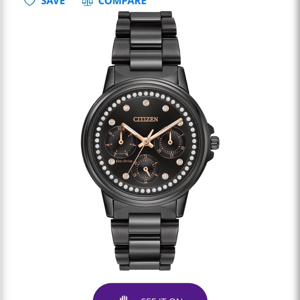 Woman’s Citizen watch with Swarovski Crystal stones